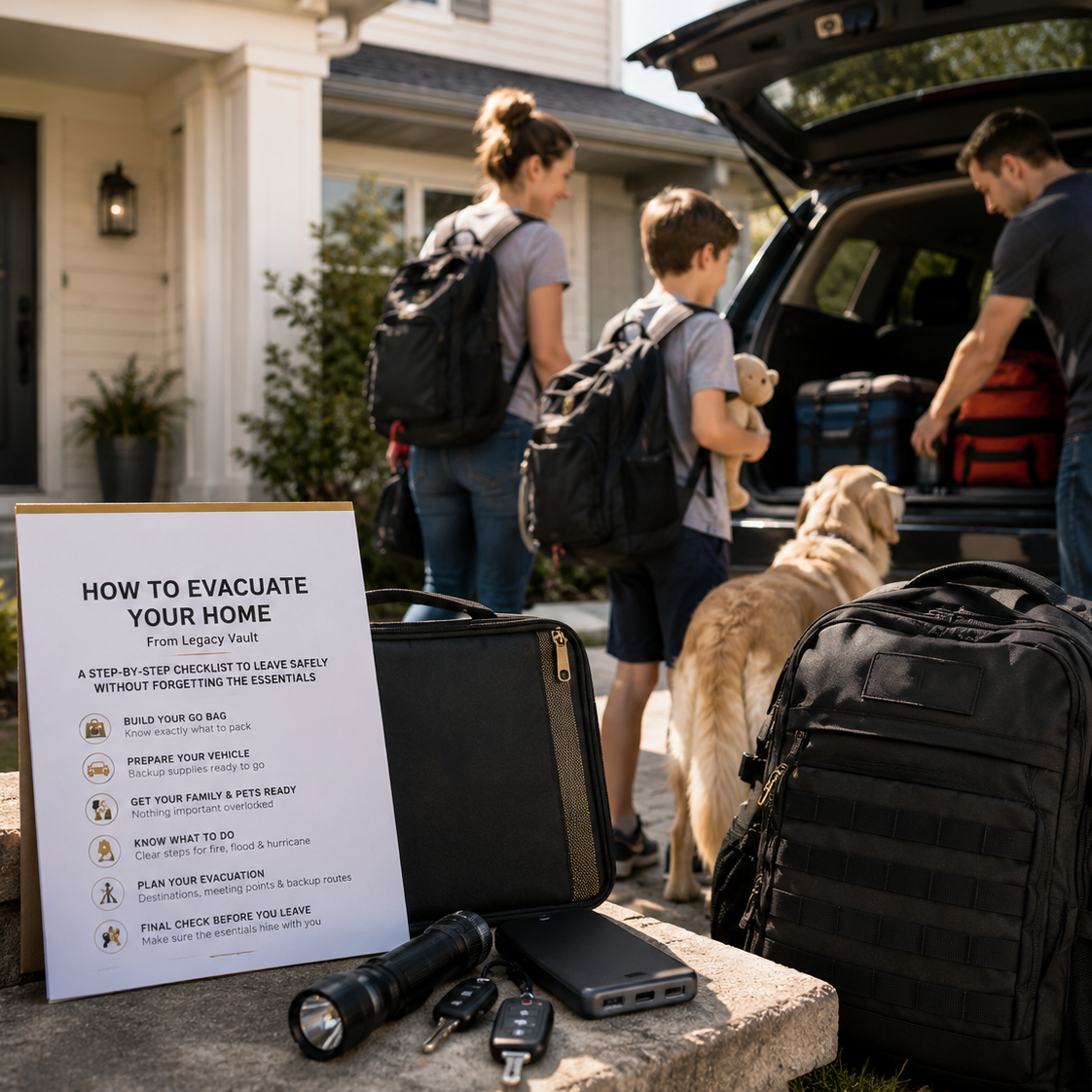 Home Evacuation Checklist — Step-by-Step Emergency Preparedness Plan