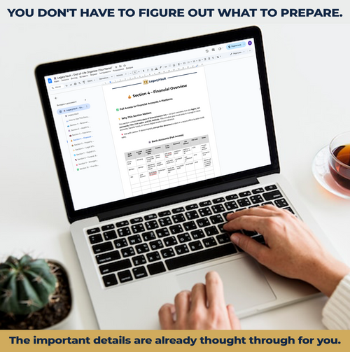 Ultimate End of Life Planning System (Word/PDF) | Estate & Life Document Organizer | Emergency Family Binder | LegacyVault™