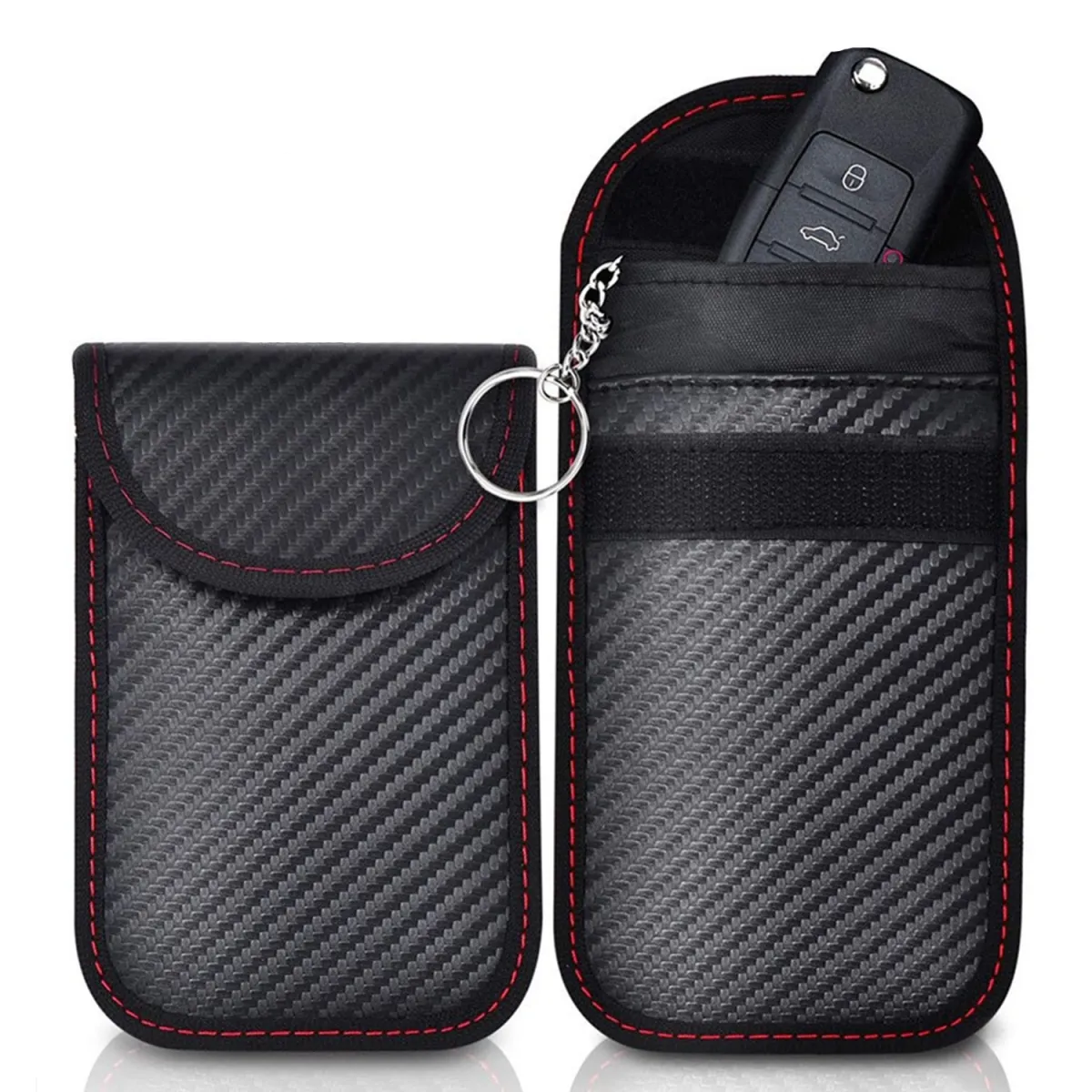 Faraday Bag for Car Keys – Signal Blocker Case for Keyless Entry Theft Prevention | RFID Signal Blocking Shielding Pouch for Car Security & Privacy