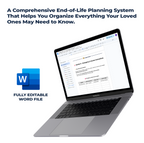 Ultimate End of Life Planning System (Word/PDF) | Estate & Life Document Organizer | Emergency Family Binder | LegacyVault™
