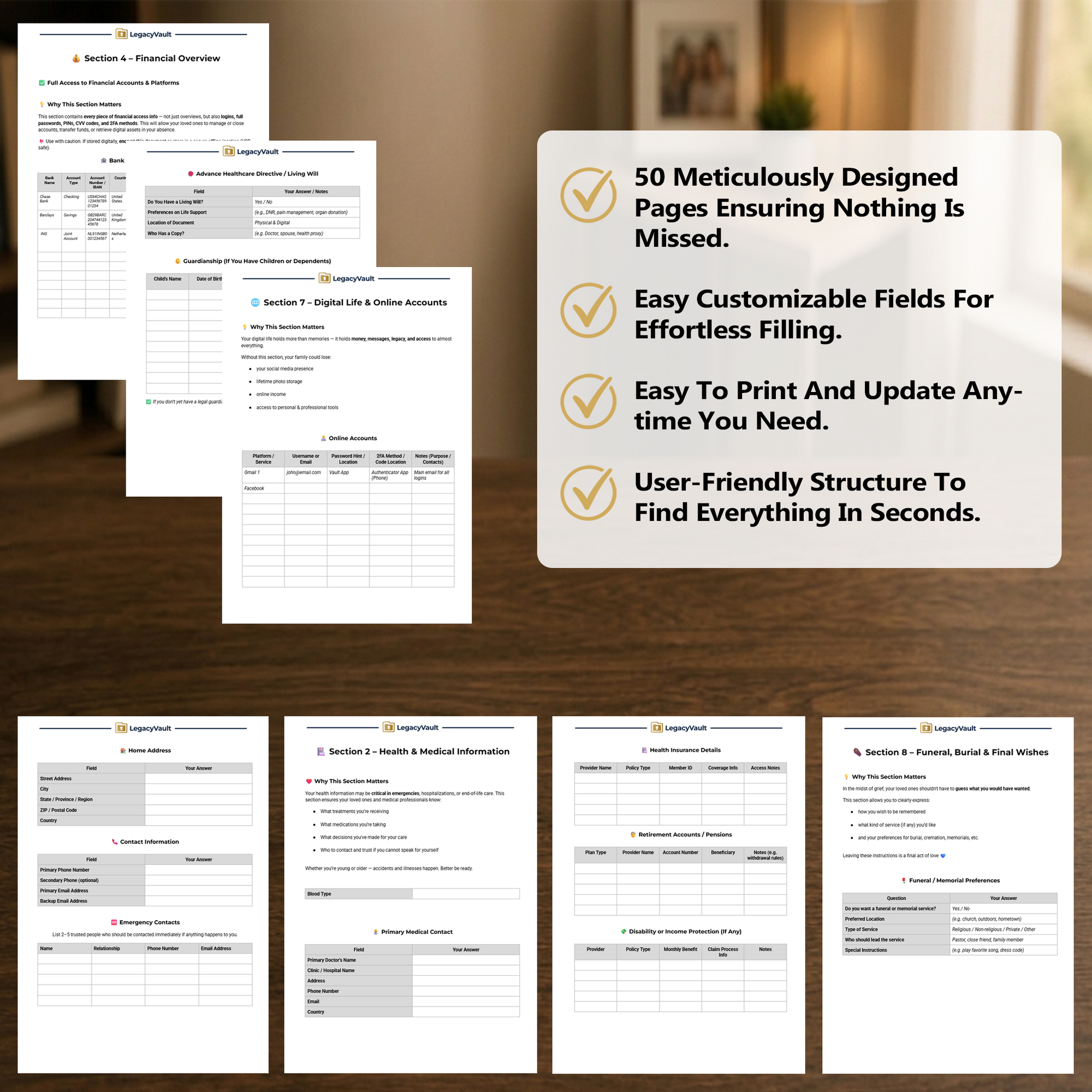 LegacyVault™ – Complete Family Protection & Organization System (Word File)