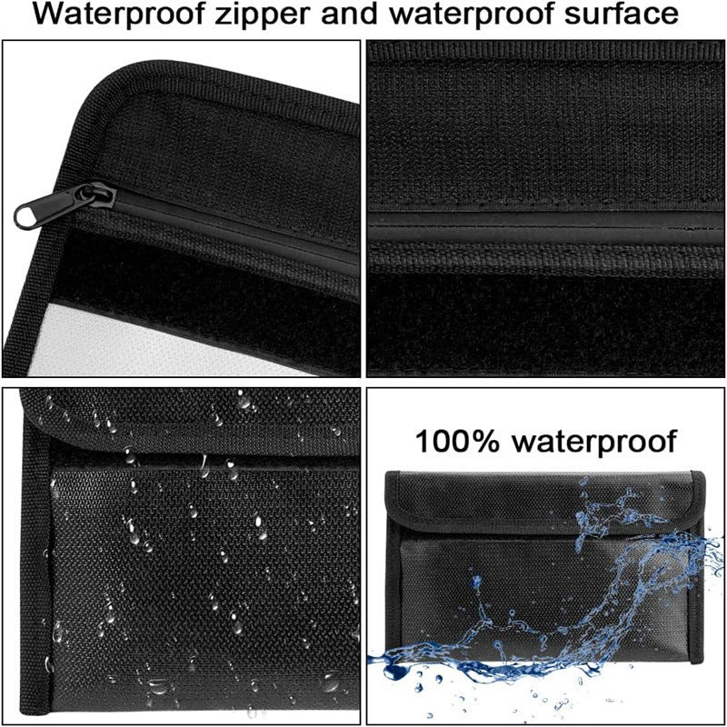 2000° F | Fireproof & Waterproof Money Pouch