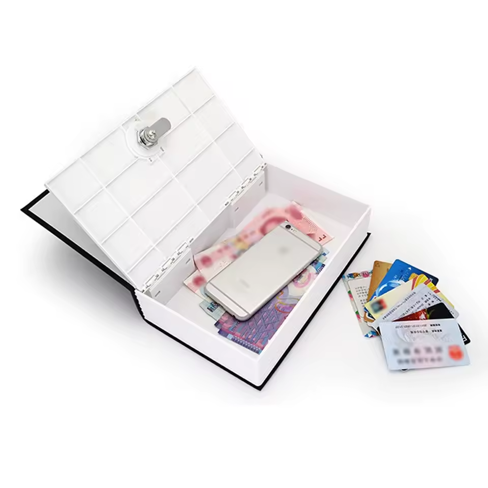 Dictionary Diversion Book Safe with Key Lock – Secret Hidden Storage Box for Cash & Jewelry | Realistic Fake Book Safe for Home & Office Security