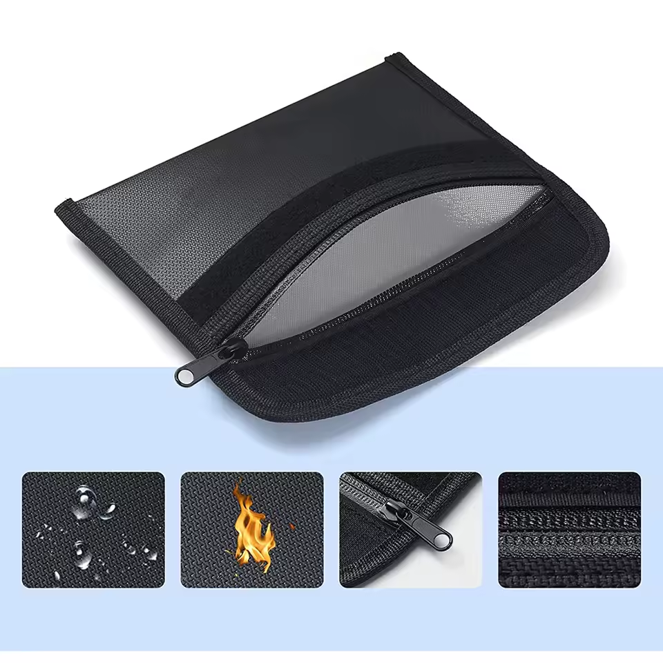 2000° F | Fireproof & Waterproof Money Pouch