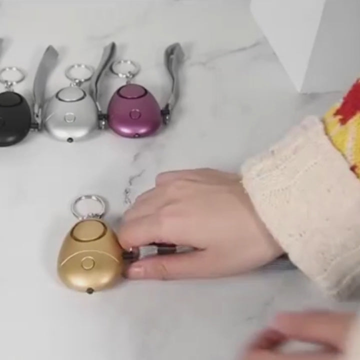 Personal Alarm 130dB | Self Defense Siren for Women & Kids | Emergency Security Keychain with LED Light