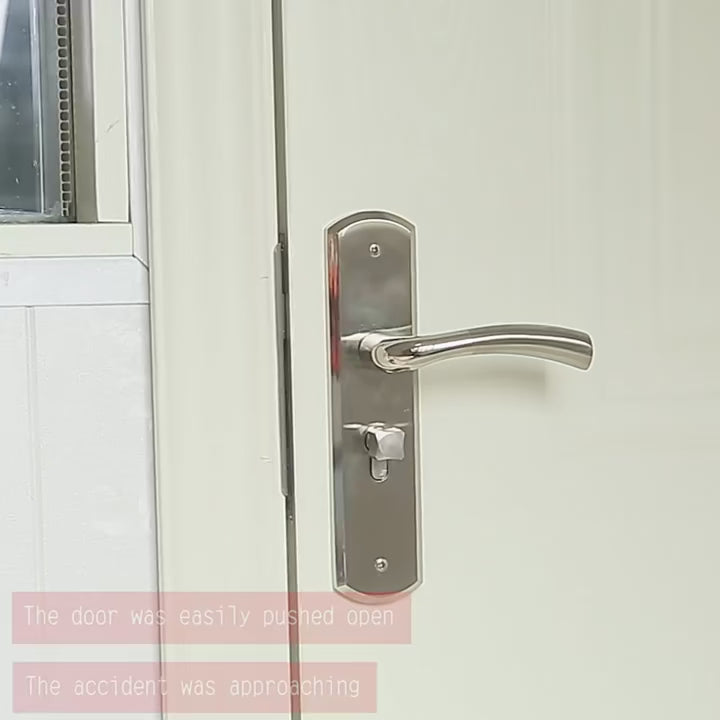 Portable Door Lock for Travel & Home Security | Heavy-Duty Hotel & Airbnb Safety Device | Extra Privacy Lock for College Dorm | No-Drill Door Jammer